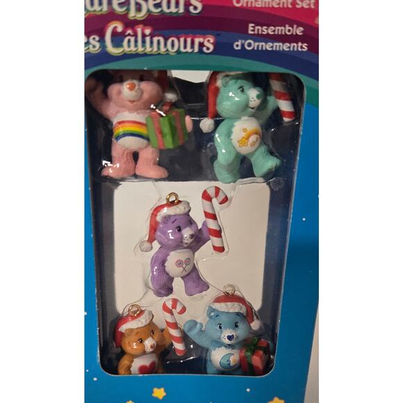 American Greetings Vintage 2006 Care Bears Christmas Ornament Set of 5 mini - Picture 5 of 6